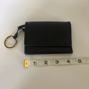 Aimee Kestenberg Black Key Chain Coin Purse
